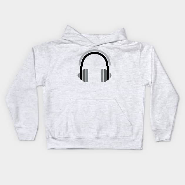 Head Phones Kids Hoodie by TheNativeState